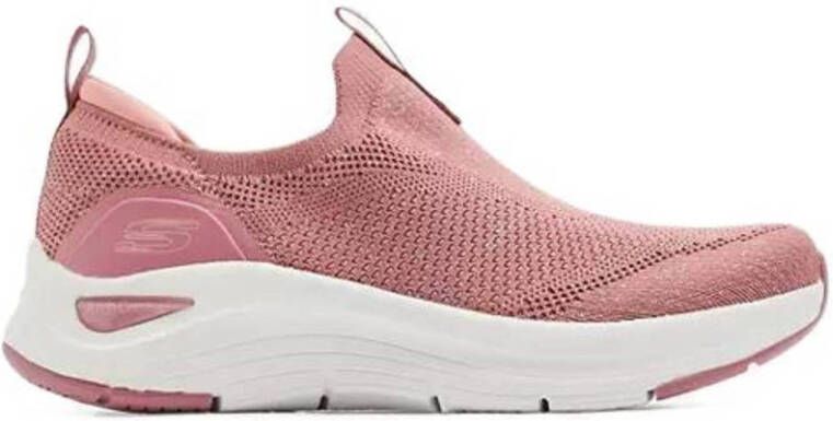 Skechers slip-on sneakers roze