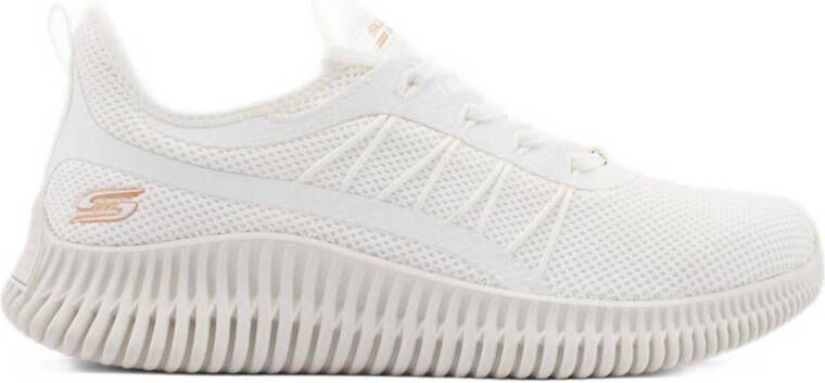 Skechers Slip-on sneakers BOBS GEO-NEW AESTHETICS Vrijetijdsschoen instapschoen in vegan uitvoering