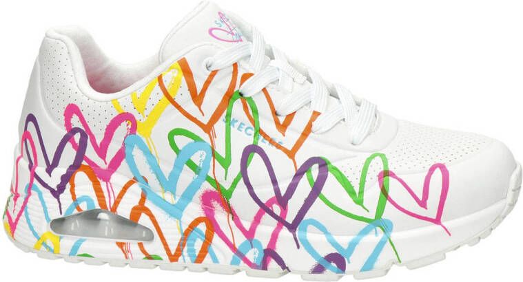 Skechers Uno Love sneakers wit multi