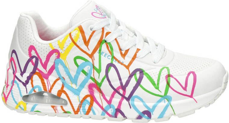 Skechers Uno Love sneakers wit multi