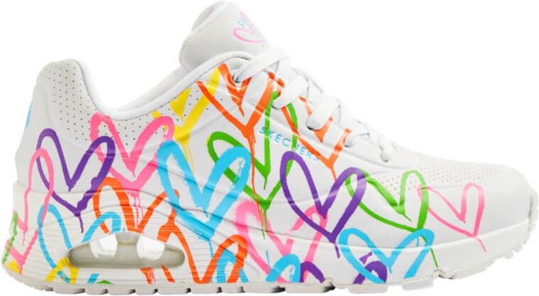 Skechers sneakers wit multi