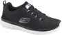 Skechers Dames Zwarte Pure Genius Optimistisch Mix - Thumbnail 1