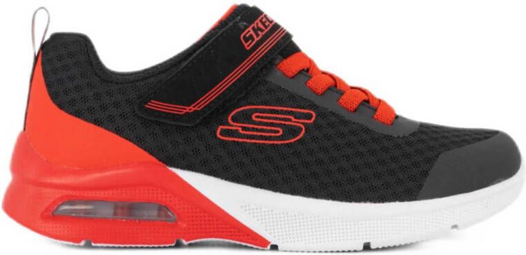 Skechers Thermo Flash Heat Flux 400103L BKRD voor een Zwart Sneakers Sportschoenen