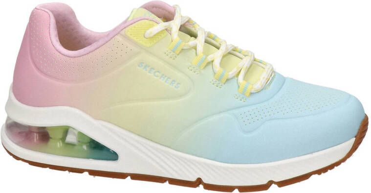 Skechers Street uno 2 sneakers lichtroze lichtblauw