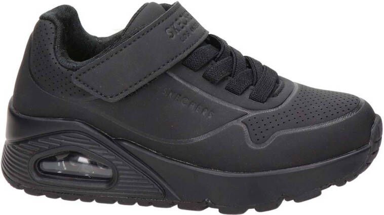 Skechers Street Uno sneakers zwart Imitatieleer 27