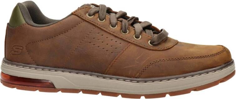 Skechers Evenston-Fanton Heren Veterschoenen Dark Brown