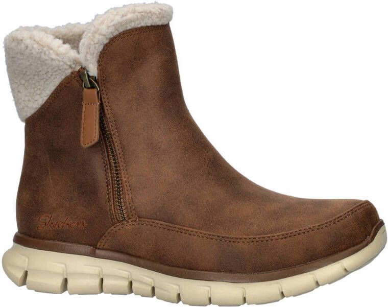 Skechers Synergy enkelboots bruin