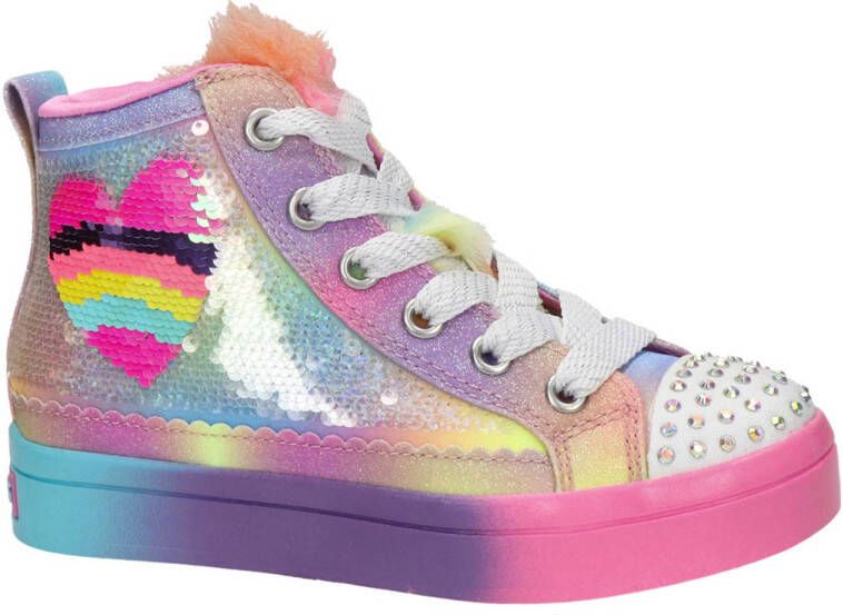 Skechers Twi-Lites 2.0 Rainbow hoge sneakers