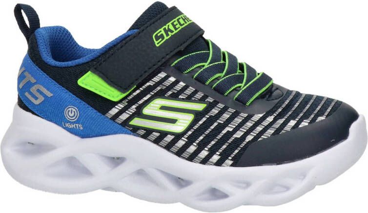 Skechers Twisty Brights sneakers met lichtjes blauw