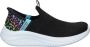 Skechers Ultra Flex 3.0 slip-on sneakers zwart Meisjes Textiel Meerkleurig 33 - Thumbnail 1
