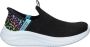 Skechers Ultra Flex 3.0 slip-on sneakers zwart Meisjes Textiel Meerkleurig 38 - Thumbnail 1