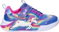 Skechers Unicorn Chaser sneakers blauw multi Meisjes Imitatieleer Personage - Blauw/Multicolor