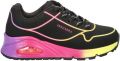Skechers Uno Gen 1 sneakers zwart multi Meisjes Imitatieleer Meerkleurig 36 - Zwart