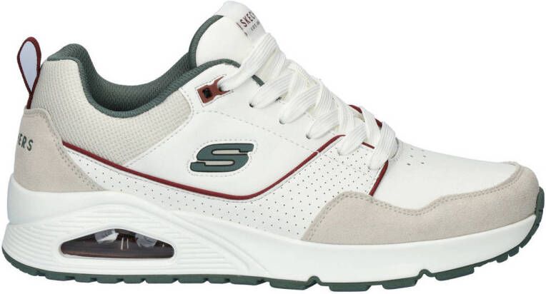 Skechers Uno Retro One sneakers wit groen