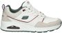 Skechers Retro One Sneaker met Air-Cooled Memoryfoam White Heren - Thumbnail 1