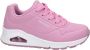 Skechers Uno sneakers roze Imitatieleer 34 - Thumbnail 1
