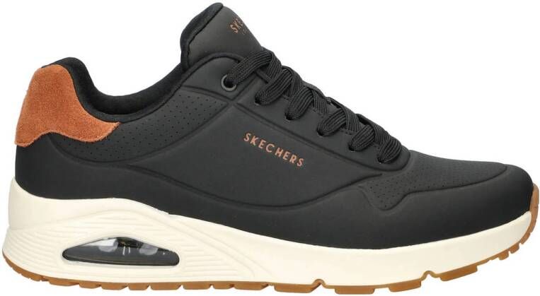 Skechers Sneakers UNO-SUITED ON AIR vrijetijdsschoen lage schoen veterschoen met modieuze sleehak