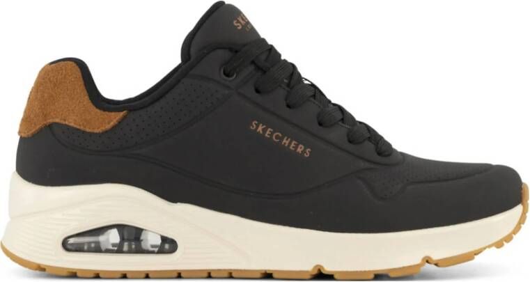 Skechers Sneakers UNO-SUITED ON AIR vrijetijdsschoen lage schoen veterschoen met modieuze sleehak