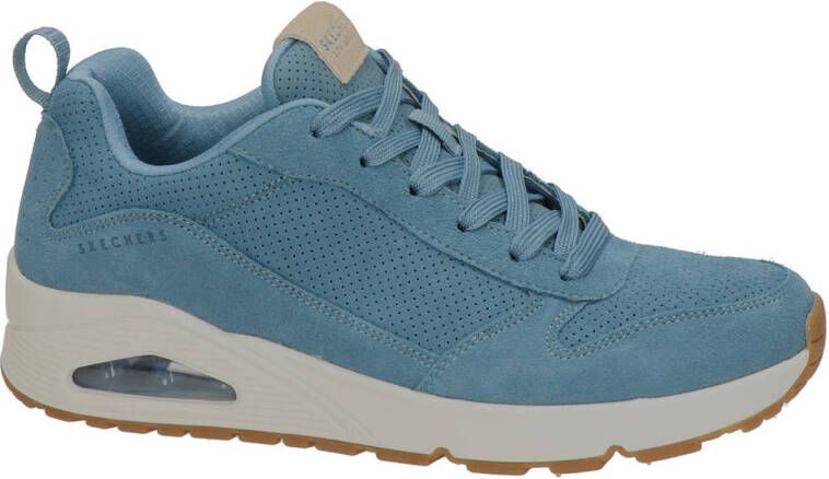 Skechers Street suède sneakers blauw