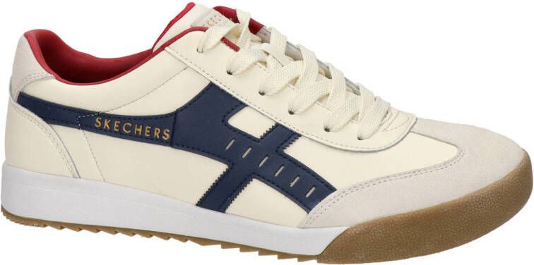 Skechers Zinger leren sneakers wit blauw