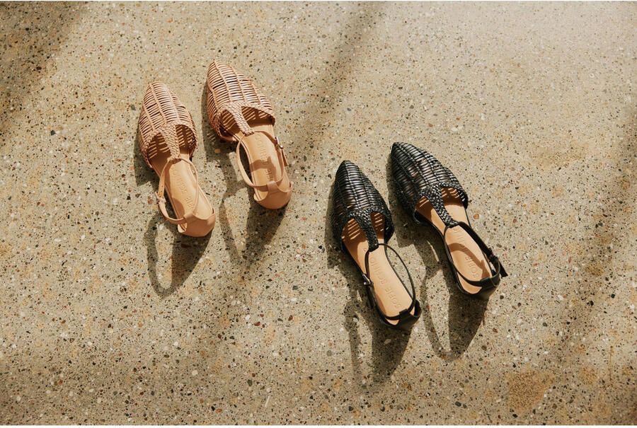 Sofie Schnoor Freysw leren sandalen beigeroze - Foto 2