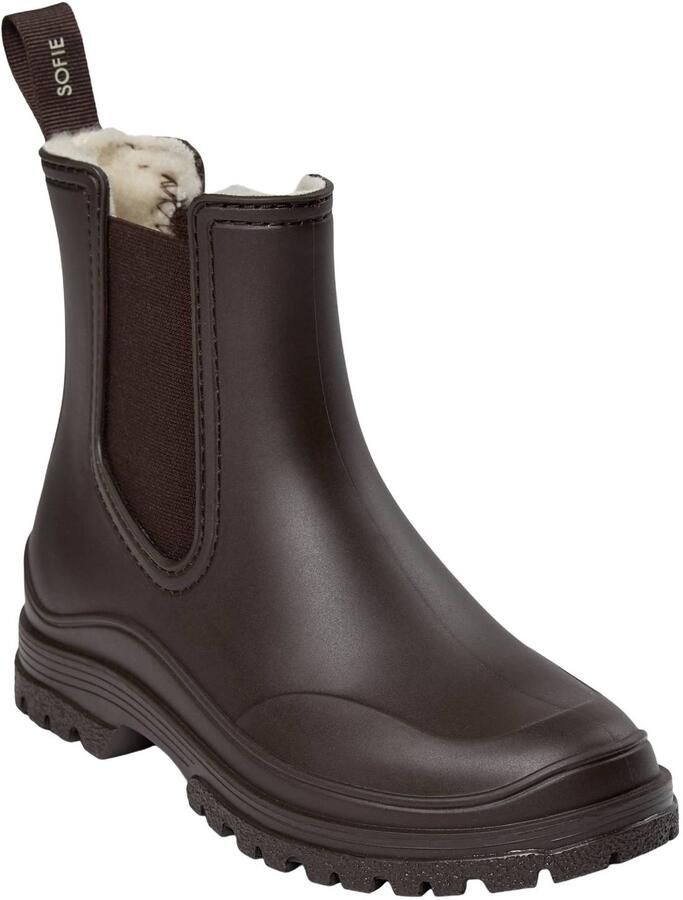 Sofie Schnoor girls enkelboots met profielzool donkerbruin - Foto 3