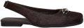 Sofie Schnoor Kalissw leren slingback loafers donkerbruin - Donkerbruin