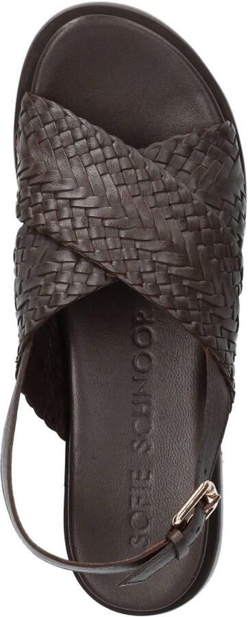 Sofie Schnoor leren sandalen donkerbruin - Foto 2