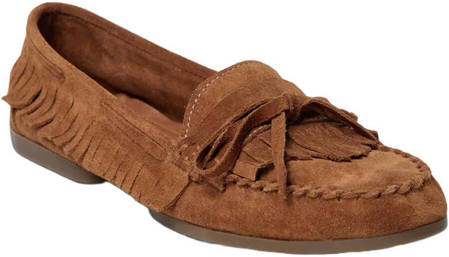 Sofie Schnoor Margitsw Finge suède mocassins met franjes cognac - Foto 3
