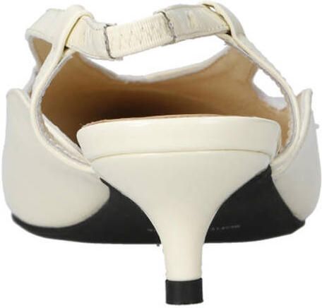 Sofie Schnoor Rillsw lak slingback pumps lichtgeel - Foto 3