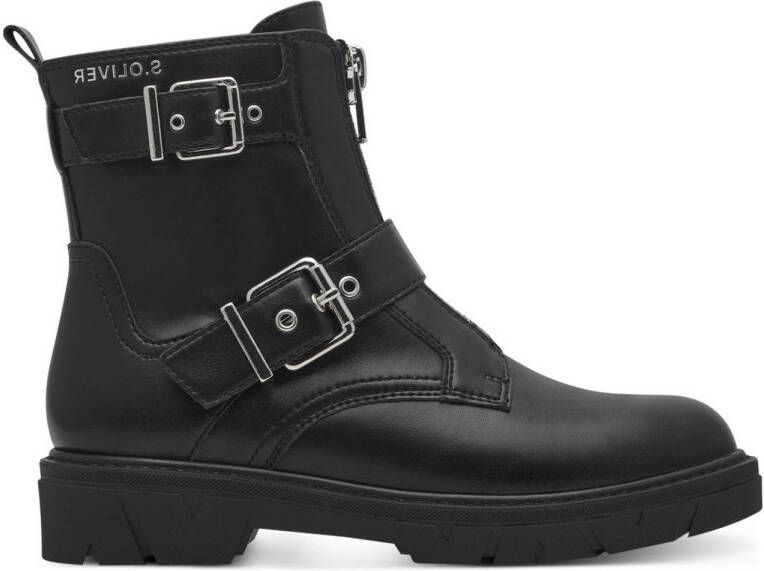 S. Oliver S.Oliver Biker boots zwart Synthetisch Dames