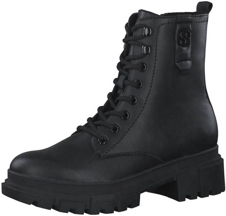 s.Oliver Jinny veterboots zwart