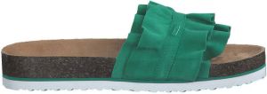 S.Oliver leren slippers groen