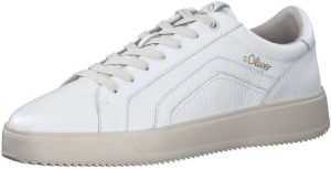 S.Oliver leren sneakers wit