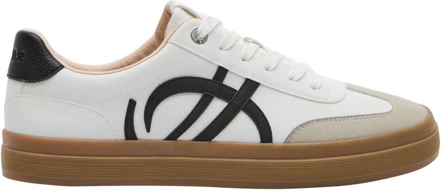 S.Oliver Men Shoes imitatieleren sneakers wit