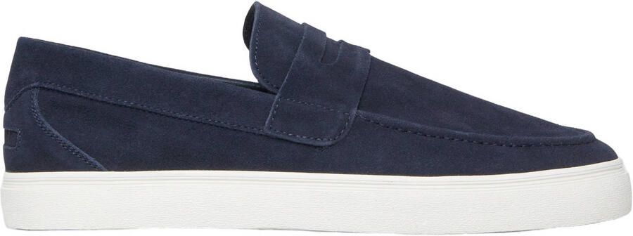 S.Oliver Men Shoes suède loafers donkerblauw
