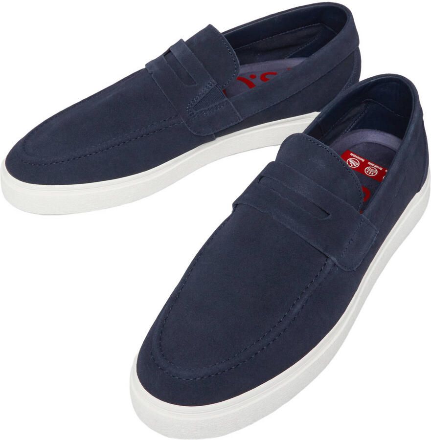 S.Oliver Men Shoes suède loafers donkerblauw - Foto 2