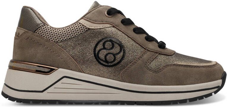 S.Oliver Dames Sneaker Taupe - Foto 1