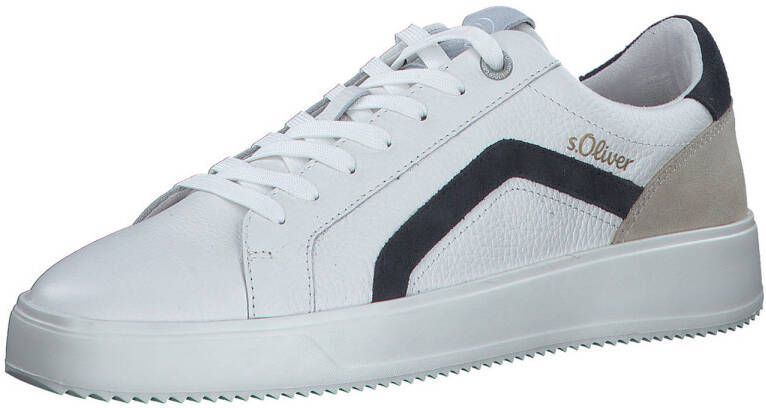 S.Oliver sneakers wit blauw