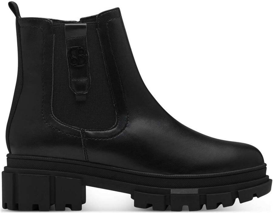 S.Oliver Chelsea boots zwart Synthetisch Dames