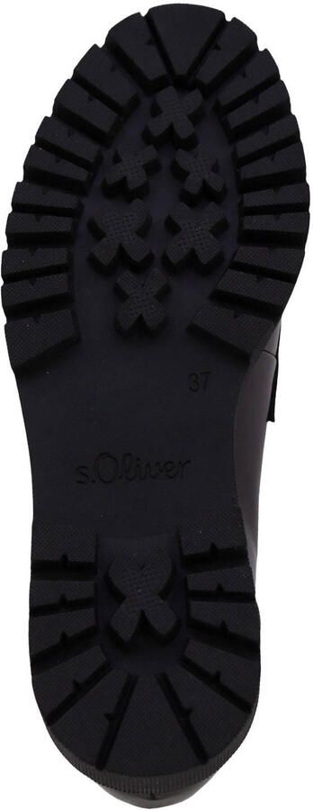 S.Oliver Women Shoes chunky lakleren loafers met panterprint bruin - Foto 3