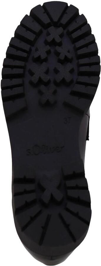 S.Oliver Women Shoes chunky lakleren loafers zwart - Foto 2