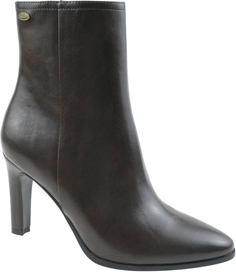 S.Oliver Women Shoes enkellaarzen met hak bruin