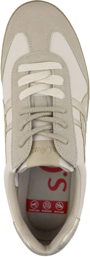 S.Oliver Women Shoes imitatieleren sneakers beige - Foto 3