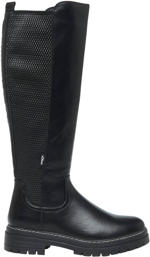 S.Oliver Women Shoes laarzen met profielzool zwart