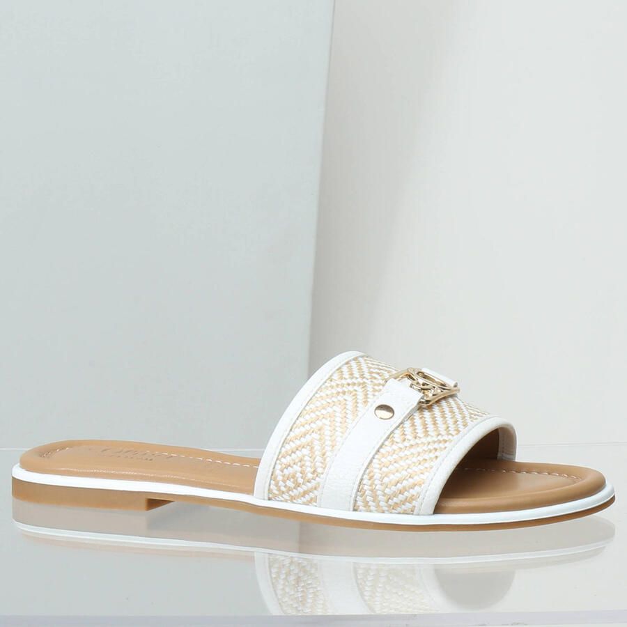 S.Oliver Women Shoes slippers met siergesp wit - Foto 2