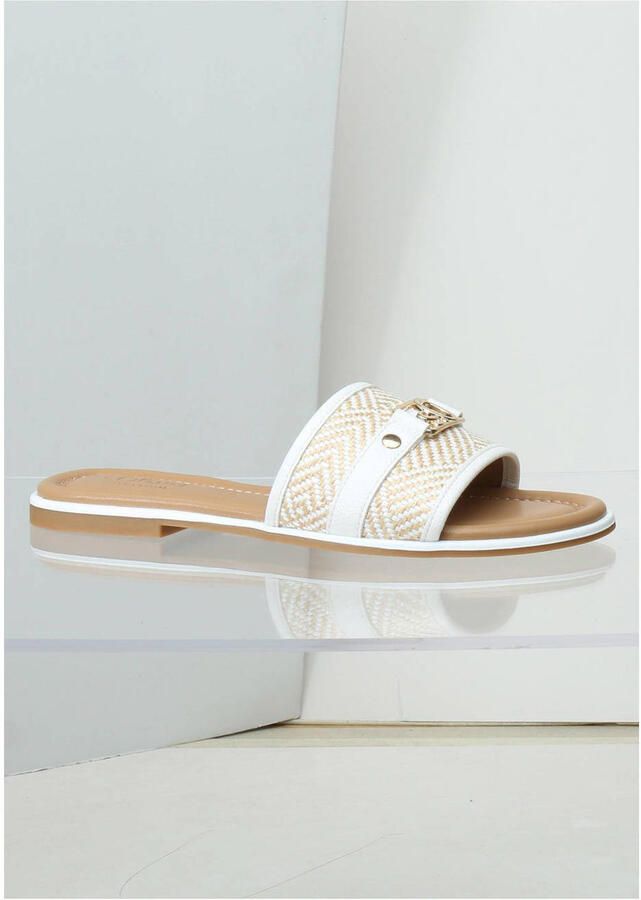 S.Oliver Women Shoes slippers met siergesp wit - Foto 3