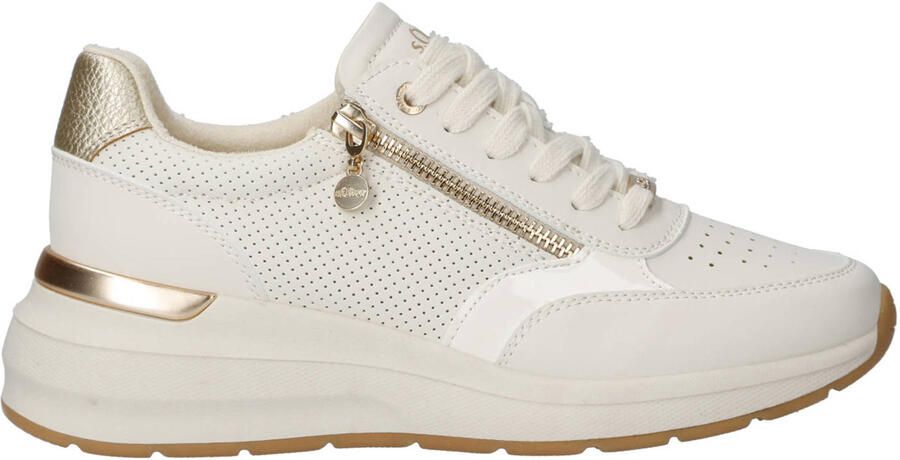 S.Oliver Dames Sneaker Beige champagne