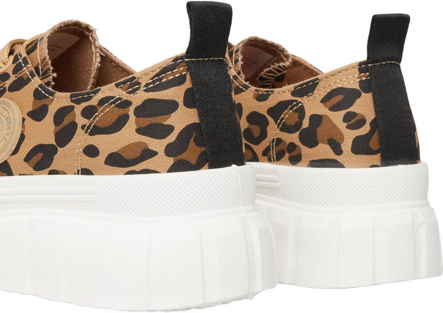 S.Oliver Women Shoes sneakers met panterprint beige zwart - Foto 3