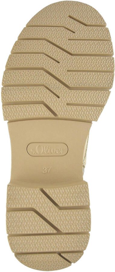 S.Oliver Women Shoes veterboots met profielzool kaki - Foto 3